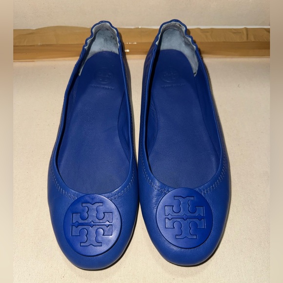 Royal Blue Tory Burch Ballet Flats 7.5 - Picture 1 of 12